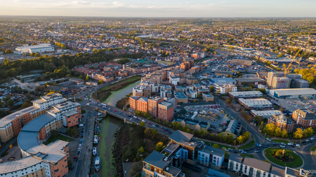 Colchester aerial shot